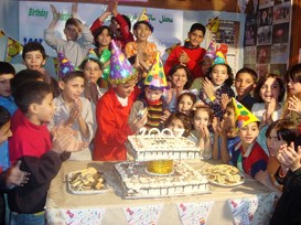 Residents of an orphanage in Afghanistan